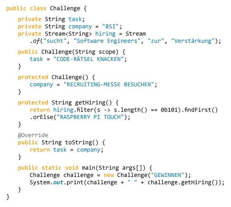 Code Rätsel